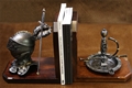 Cas Iberia Helm & Sword Ashtray/ Lighter Book Ends