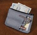 Nylon Mission Wallet - Gray