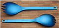 Ti Spork Blue Anodized                            