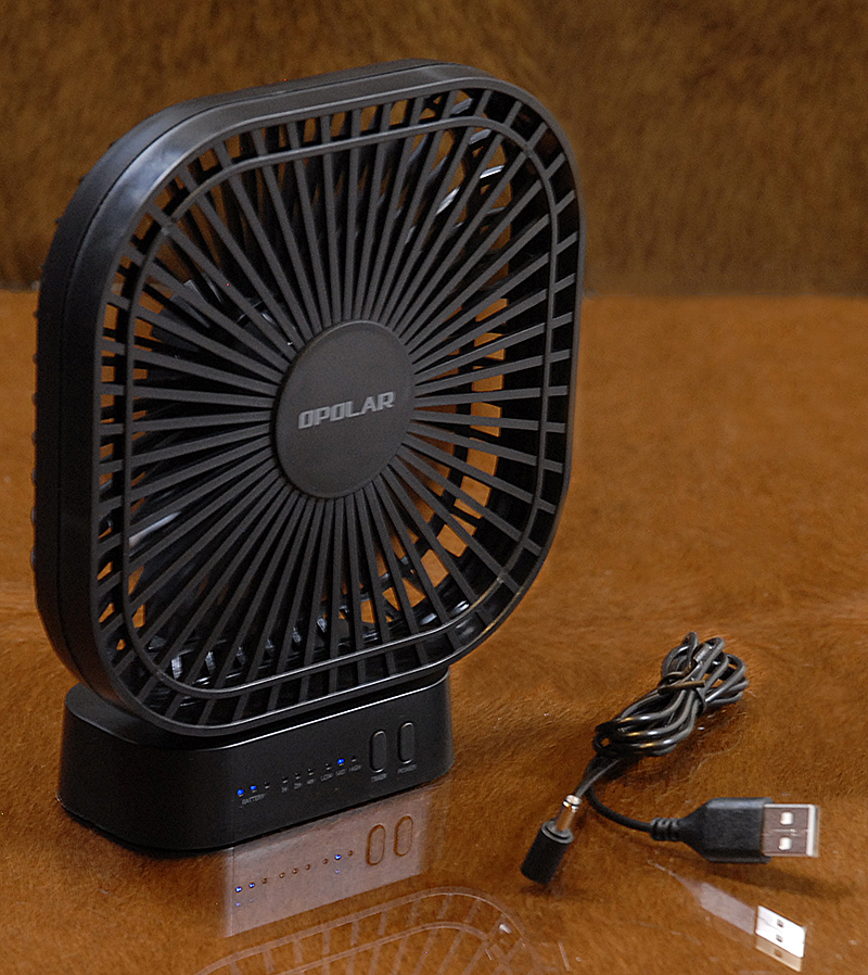 Rechargeable Desk Fan By Opolar