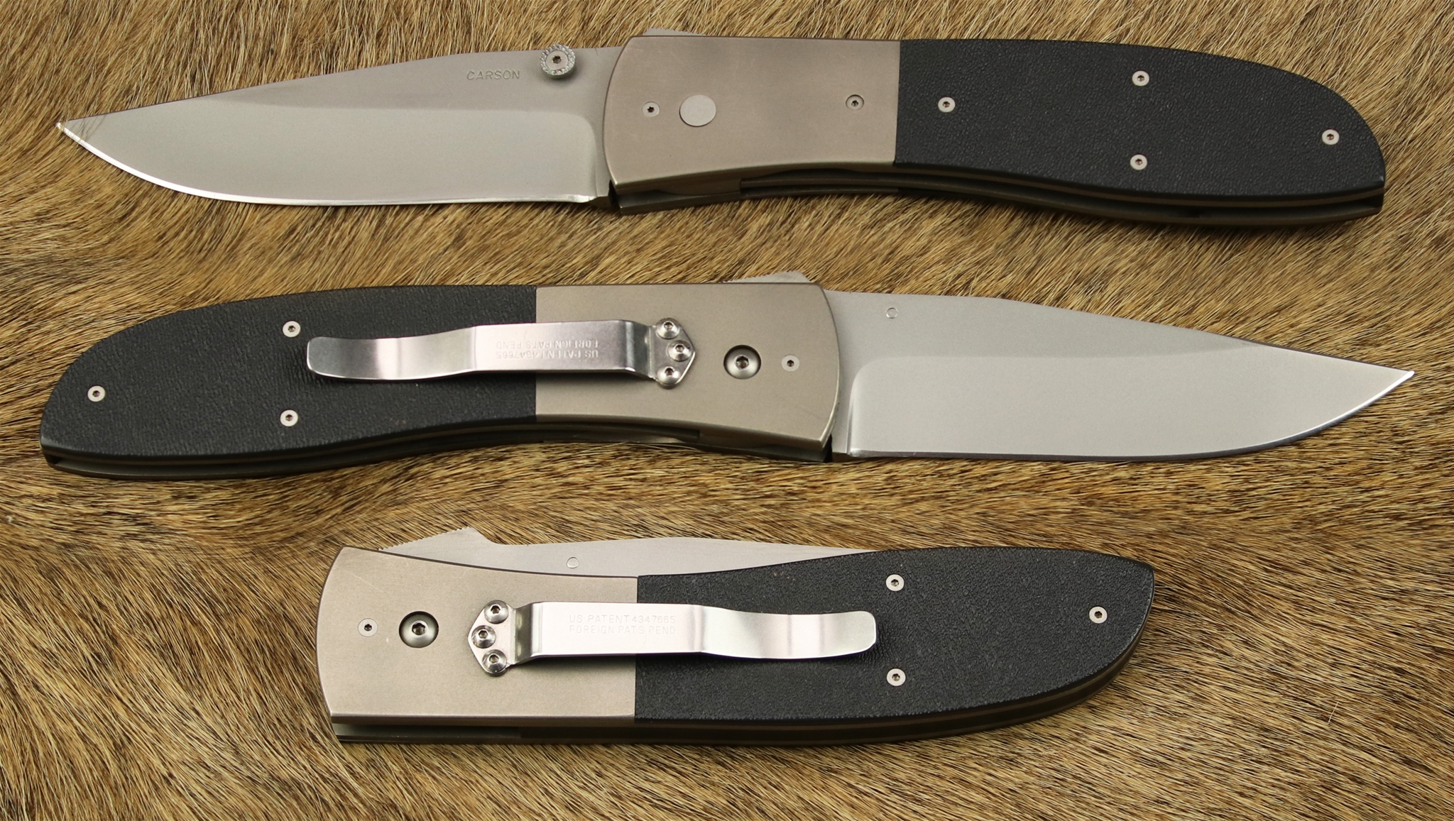 M-4 flat clip point Lg.                           