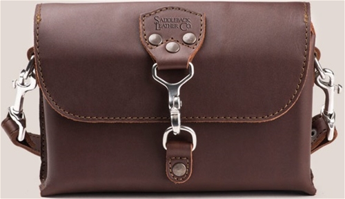 Clutch Purse Dark Coffee Brown