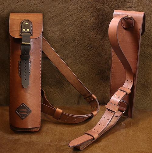 Handmade Leather Shoulder Case for Axe