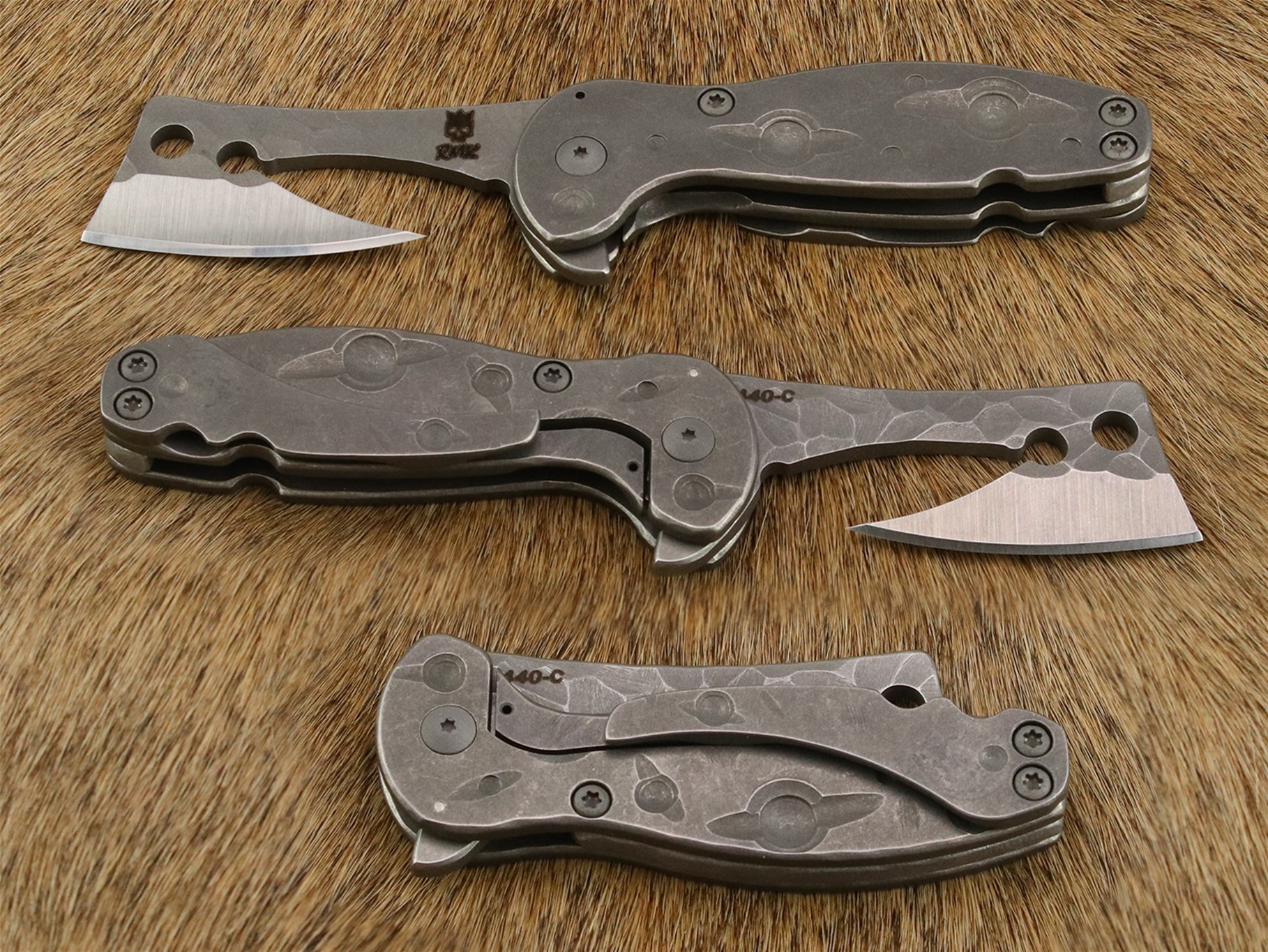 Small Ratchet w/Moon Crater Finish
