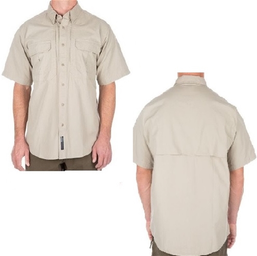 5.11 Men's Short Sleeve Tactical Shirt Khaki      