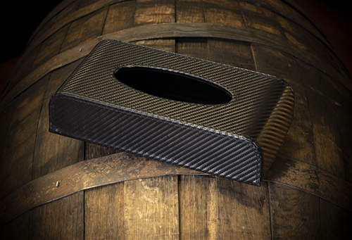 The Custom Edge Carbon Fiber Hand Towel/Tissue Box 