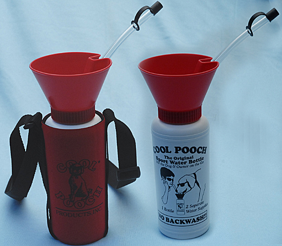 Cool Pooch Sport Water Bottles red                