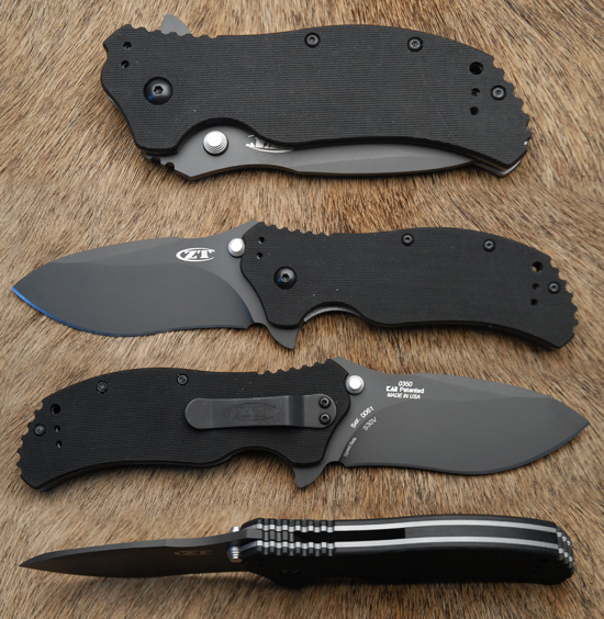 350 Folder Black G-10                             