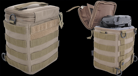 Molle Camera Bin  Coyote Brown