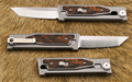 EXO-M Orange/Black G10 Damascus Pattern Tanto